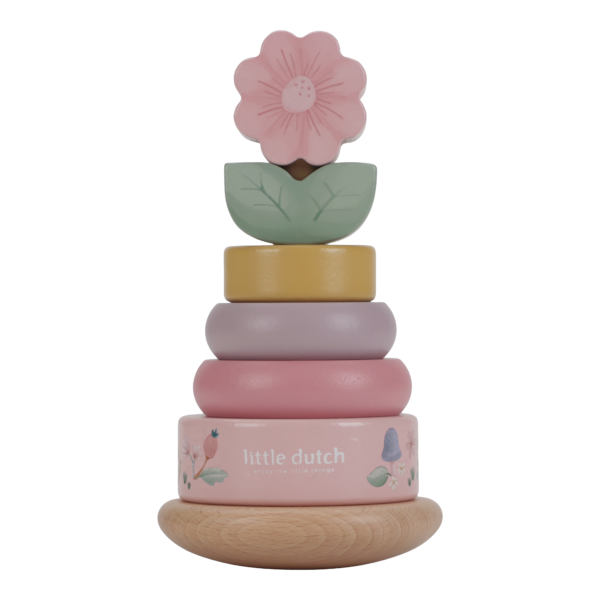 Rocking ring stacker wood - Fairy Garden FSC